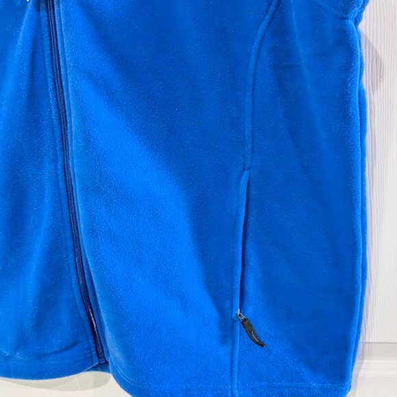 Core 365 Bright Blue Fleece Vest Men’s 2XL, Full Zip with URJ NFTY Logo, NWT - Picture 6 of 16